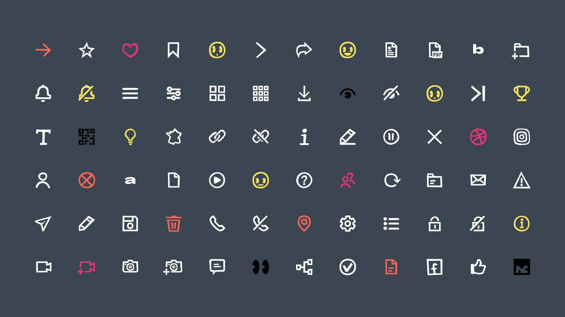 Design d'icônes pour l'interface utilisateurde  l'application Sleipny